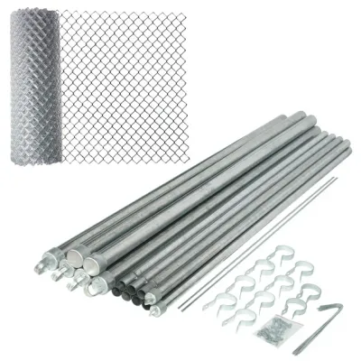 4 Tall x 50FT Kit Galvanized Chain link fence