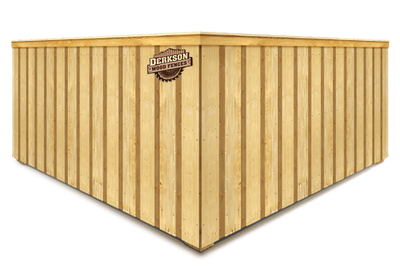 Batten Board + Top Cap Treated Privacy