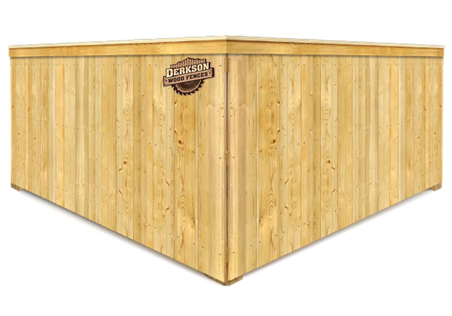 Wood Privacy Fencing Cap and Trim