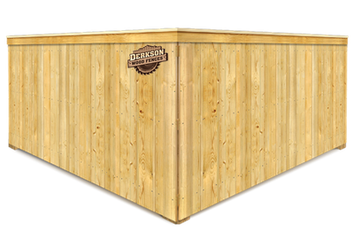 Wood Privacy Fencing Cap and Trim