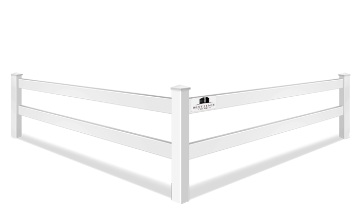 2 Rail Ranch Fence