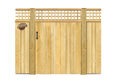 Treated Wood Privacy Cypress Gate Kit