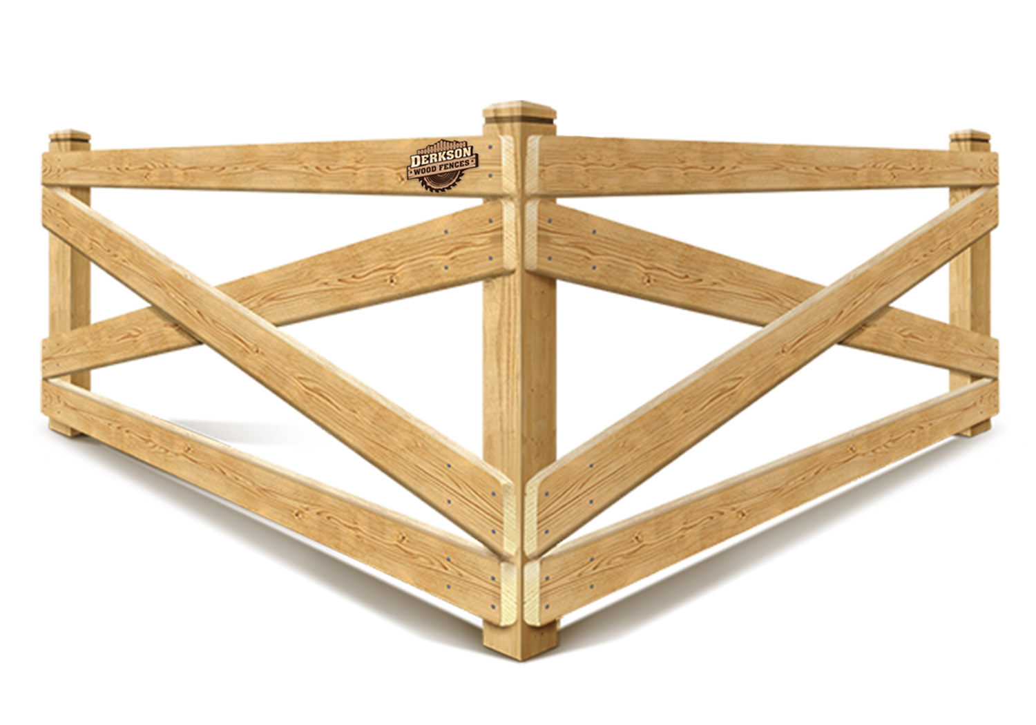 Decorative Wood Fencing Crossbuck
