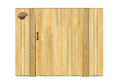 Treated Wood Privacy Gate Kit