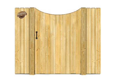 Treated Concave Privacy Gate Kit