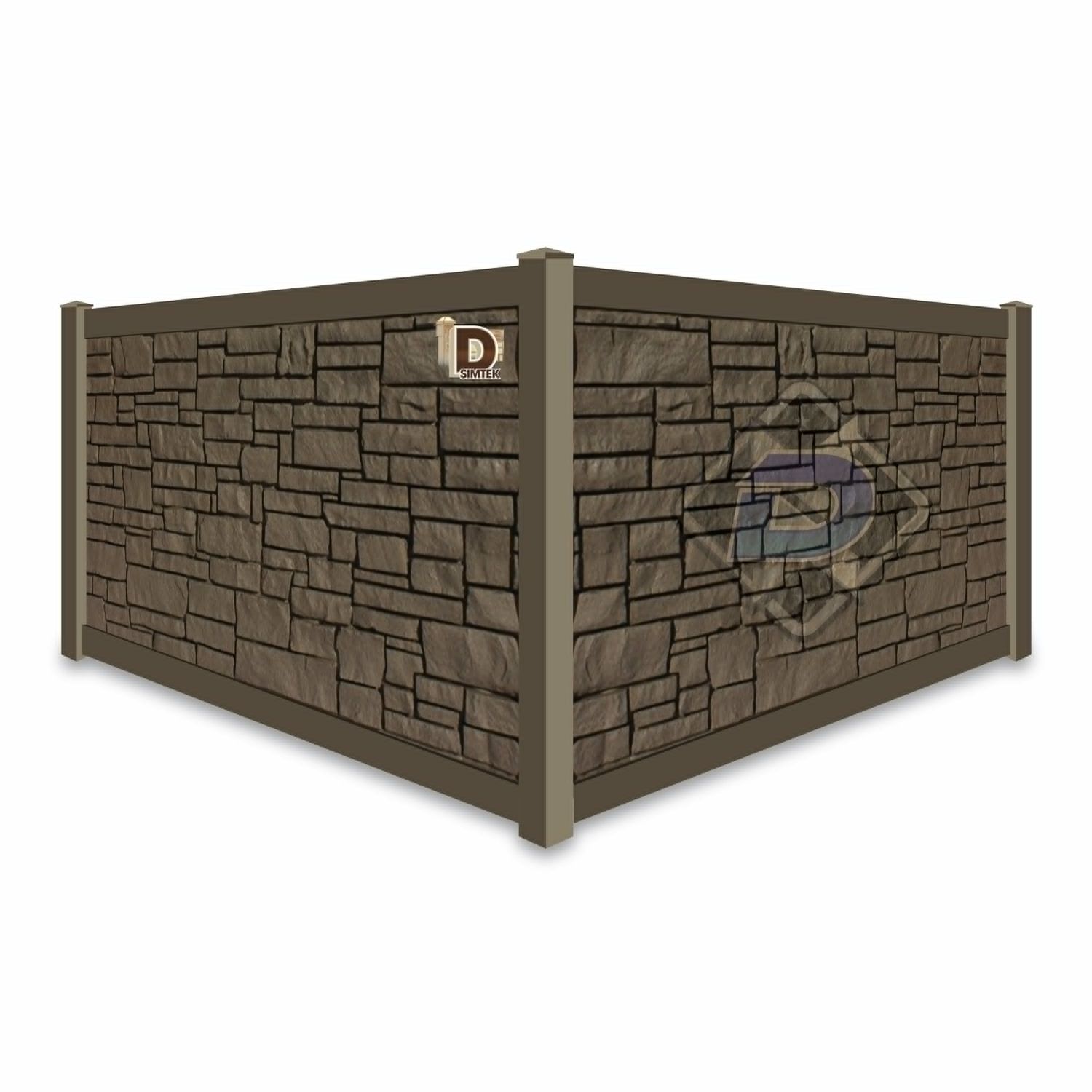 Simtek Allegheny Panel Dark Brown Granite