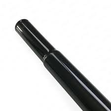 1- 5/8 x10&#39;4&quot; SE 17ga Poly Black TOP BAR