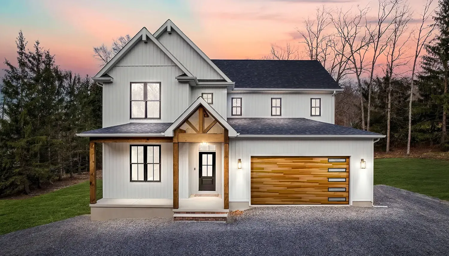 Clopay Modern Steel™ Ultra-Grain® Plank