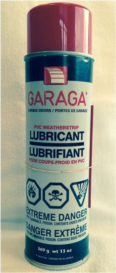 Weather stripping lubricant