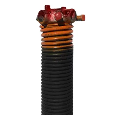 Orange Spring Torsion – 0.192 in. x 1.75 in. D x 26 in. R – Right (Red Cone)