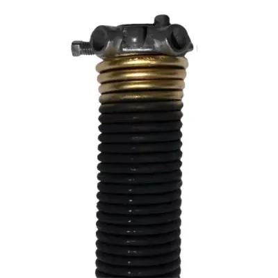 Gold Spring Torsion – 0.250 in. x 1.75 in. D x 34.5 in. L – Left (Black Cone)