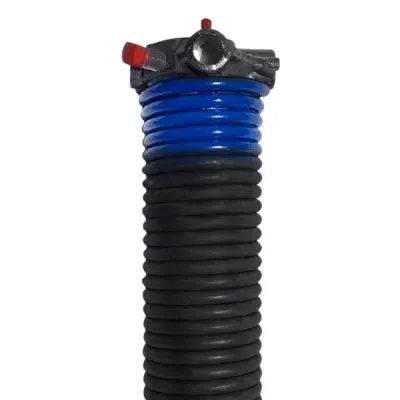 Blue Spring Torsion – 0.262 in. x 1.75 in. D x 41 in. L – Left (Black Cone)