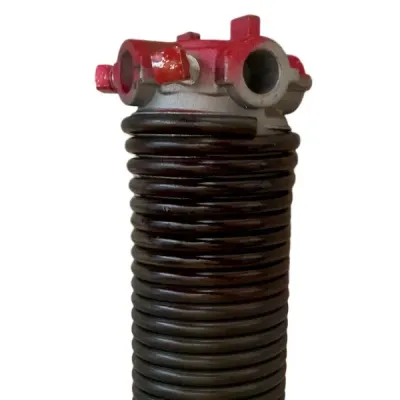 Brown Spring Torsion – 0.234 Wire x 2 in. D x 28.5 in. R – Right (Red Cone)