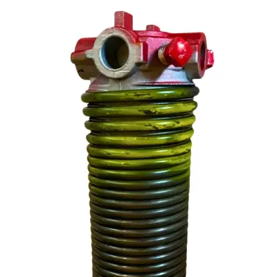 Yellow Spring Torsion – 0.207 in. Wire x 2 in. D x 24 In. R – Right (Red Cone)
