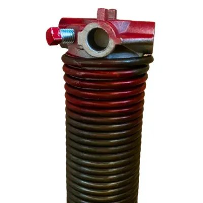Red Spring Torsion – 0.225 Wire x 2 in. D x 27 in. R – Right (Red Cone)