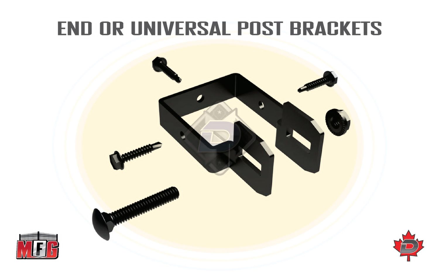 2&quot; Universal (End) Bracket