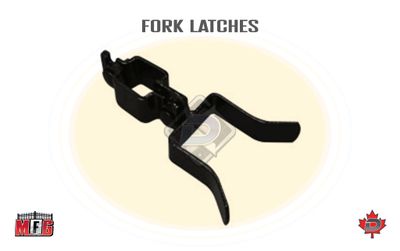 Ornamental Fork Latch for 1/4&quot; Gate Frame + 2&quot;x2&quot; Post