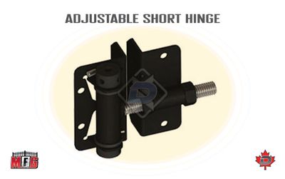 Horizontally Adjustable Hinge - Small Profile