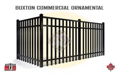 Buxton Commercial Ornamental Fence Panels