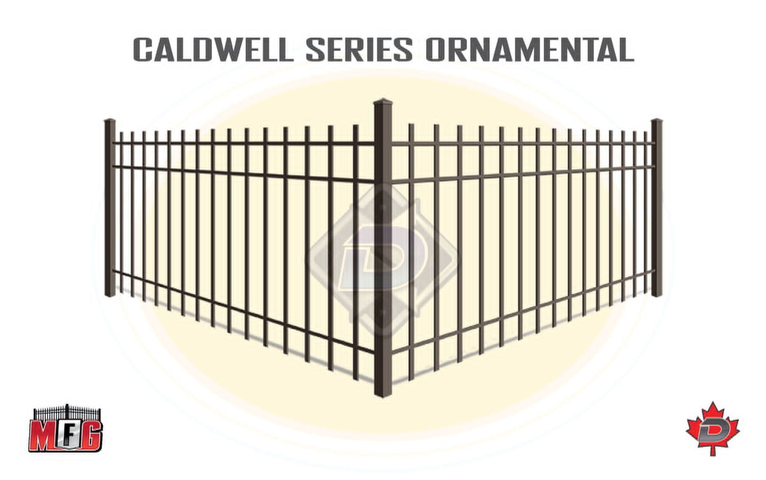 Caldwell ornamental Fence Panels