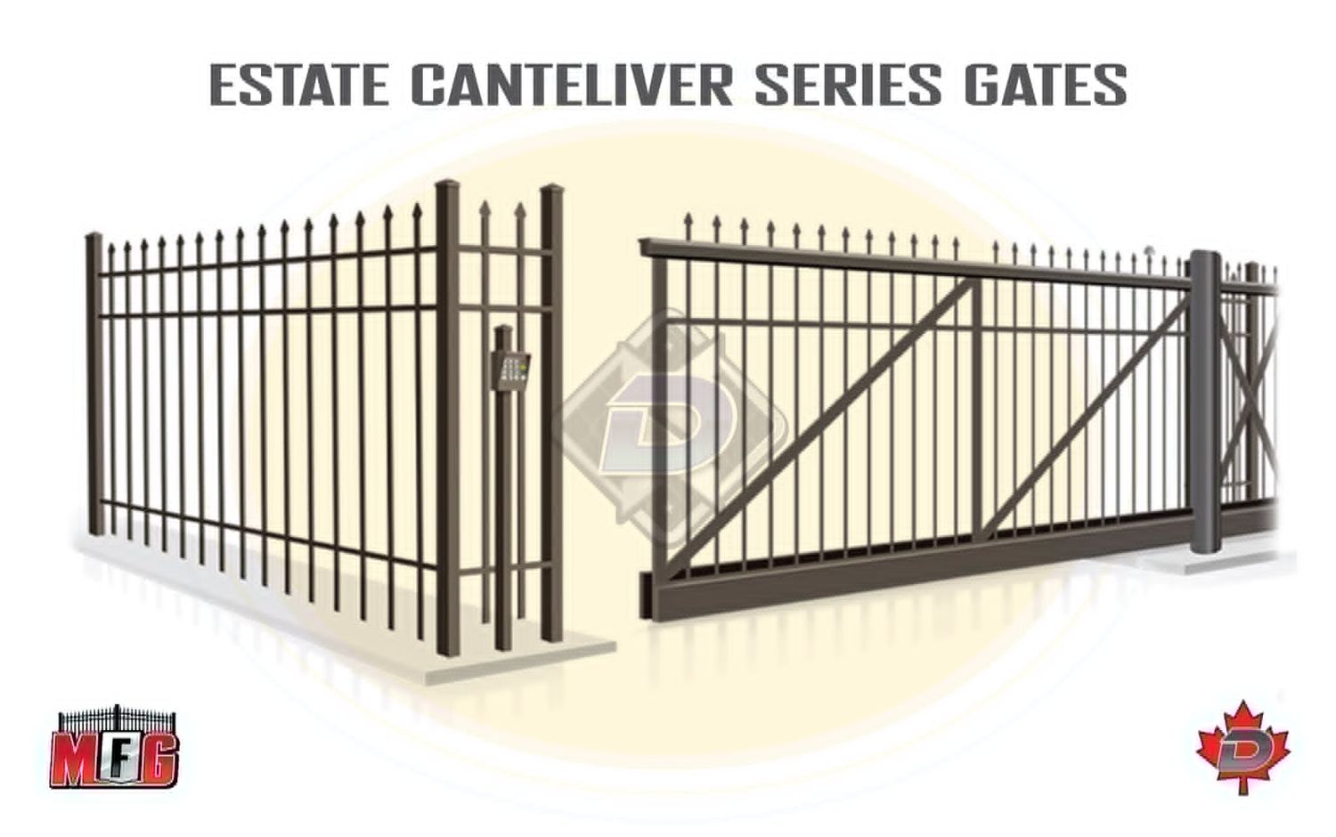 Estate Cantilever Ornamental Gate Series