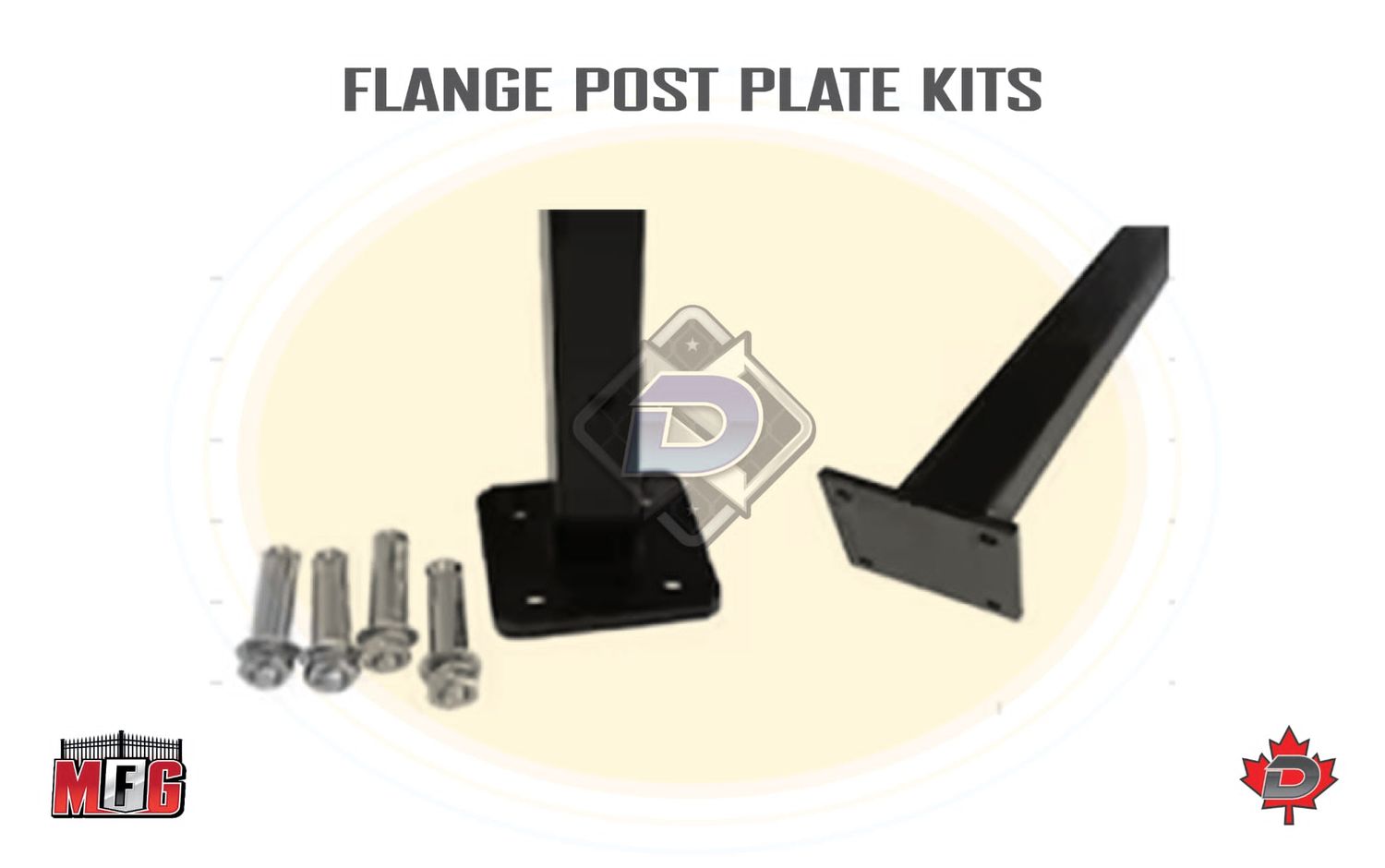 Flange Post &amp; Bolts