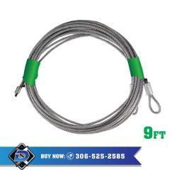 Garage Door Torsion Cable for 9ft High Doors-Pair