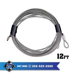 Garage Door Torsion Cable for 12ft High Doors-Pair