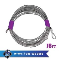 OHD Garage Door Torsion Cable for 16ft High Doors -Pair