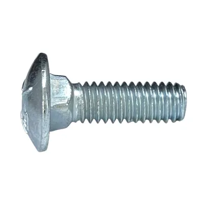 5/16″ x 1" Round Head Carriage Bolt (#3) PK 100