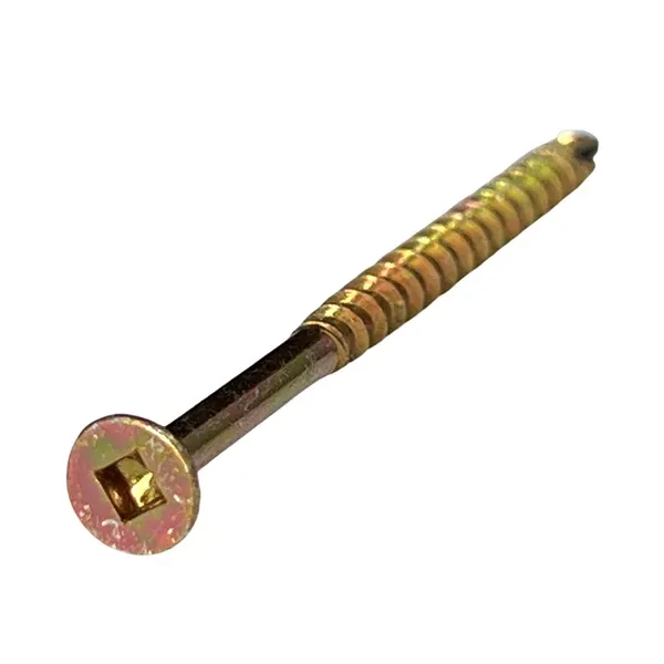 3″ Flat Head Wood Screw – Gold (#11) Pack of 250