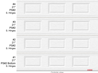 Artic 12 - 8 Wide x 7 Artic 12 White