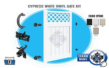 Cypress Gate Kit Choose your Height
