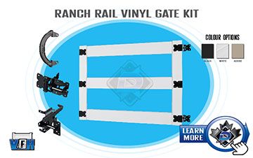 Ranch Rail Gate Kit Choose your Height