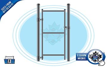 Single Steel Frame + Post Kit