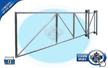 Steel Cantilever Gate Kits + Post &amp; Rollers