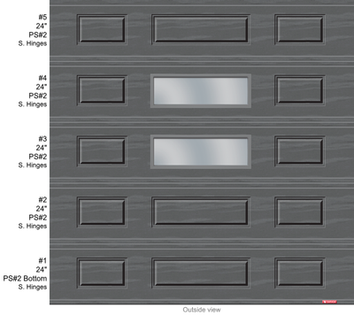 Acadia 138- 10 x 10 Classic Mix Charcoal Ready to Install Kit **Click for Other Sizes**