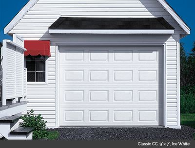 White Artic R12 Sectional Doors
