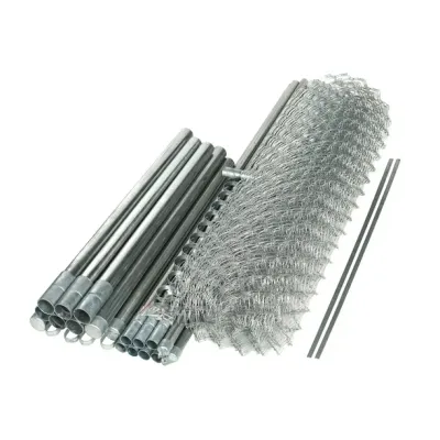 5 Tall x 50FT Kit Galvanized Chain link fence