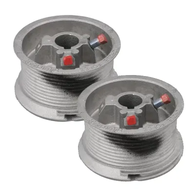 Garage Door Cable Drums 12ft. High Doors – PAIR