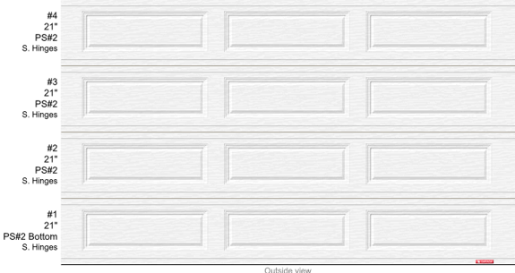 Acadia 138 R12 12x7 White + White no glass