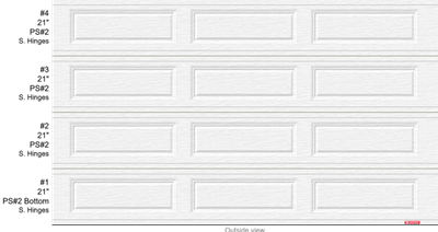 Acadia 138 R12 12x7 White + White no glass
