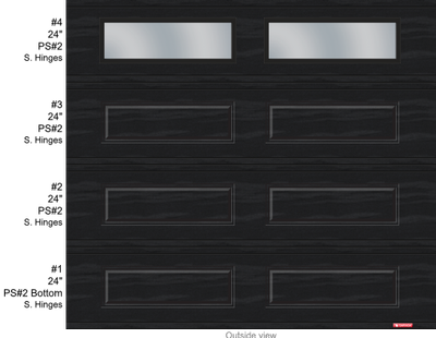 Acadia 138 R12 9x8 Black + Glass