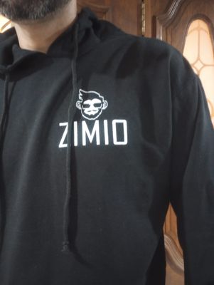 Black zimio hoodie