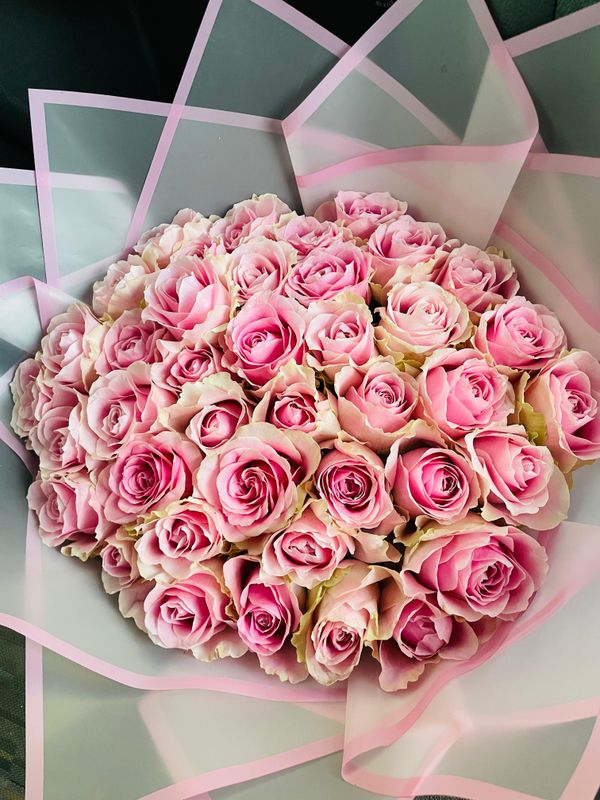 40 Pink Roses