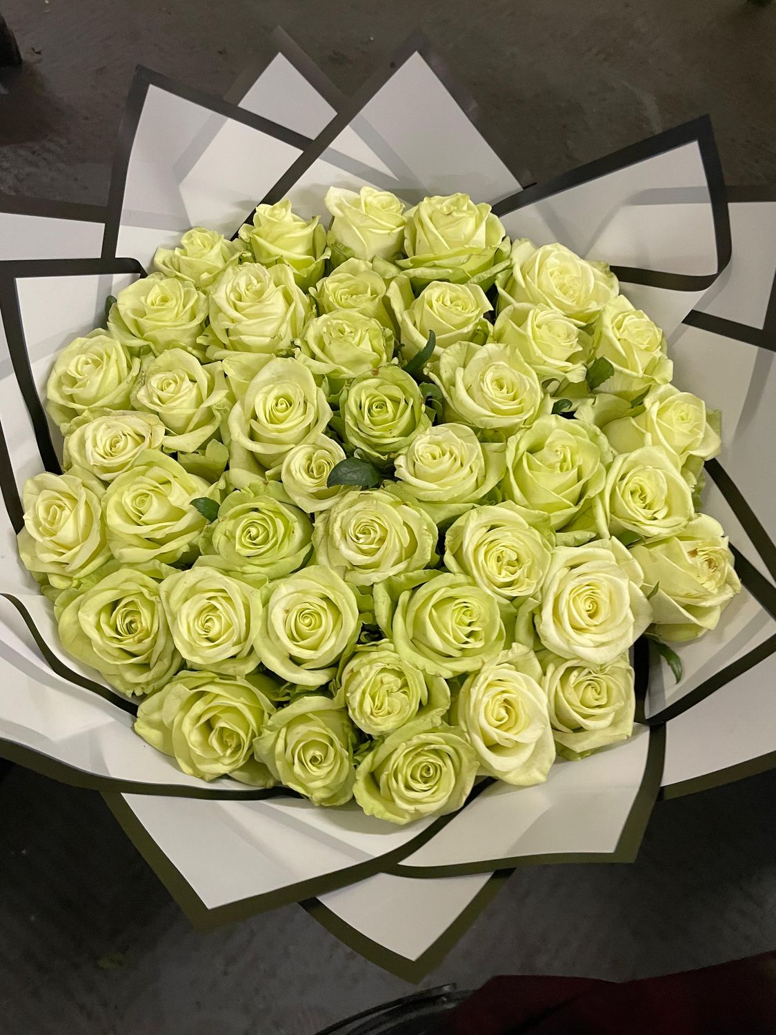 40 White Roses