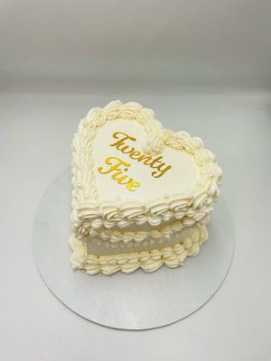 18cm heart shaped Cake
