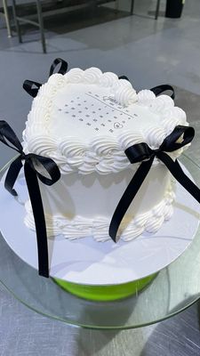 18cm heart Shaped cake