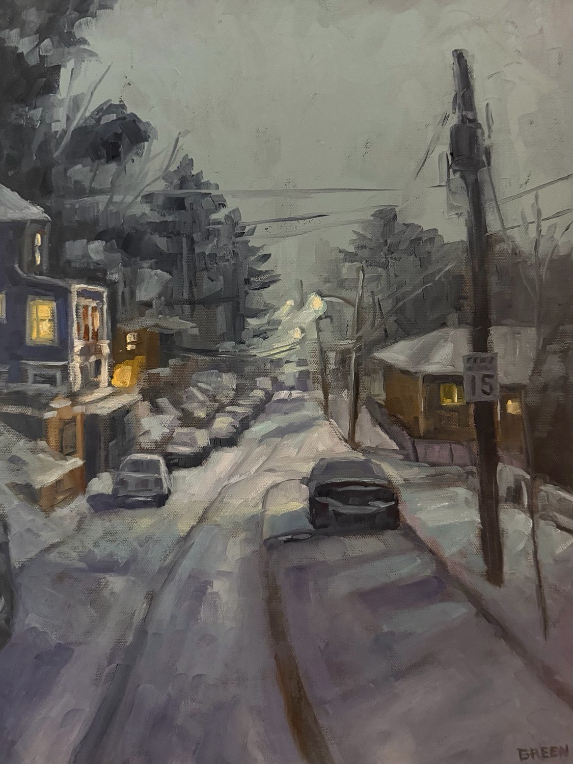 “Evening Snow”