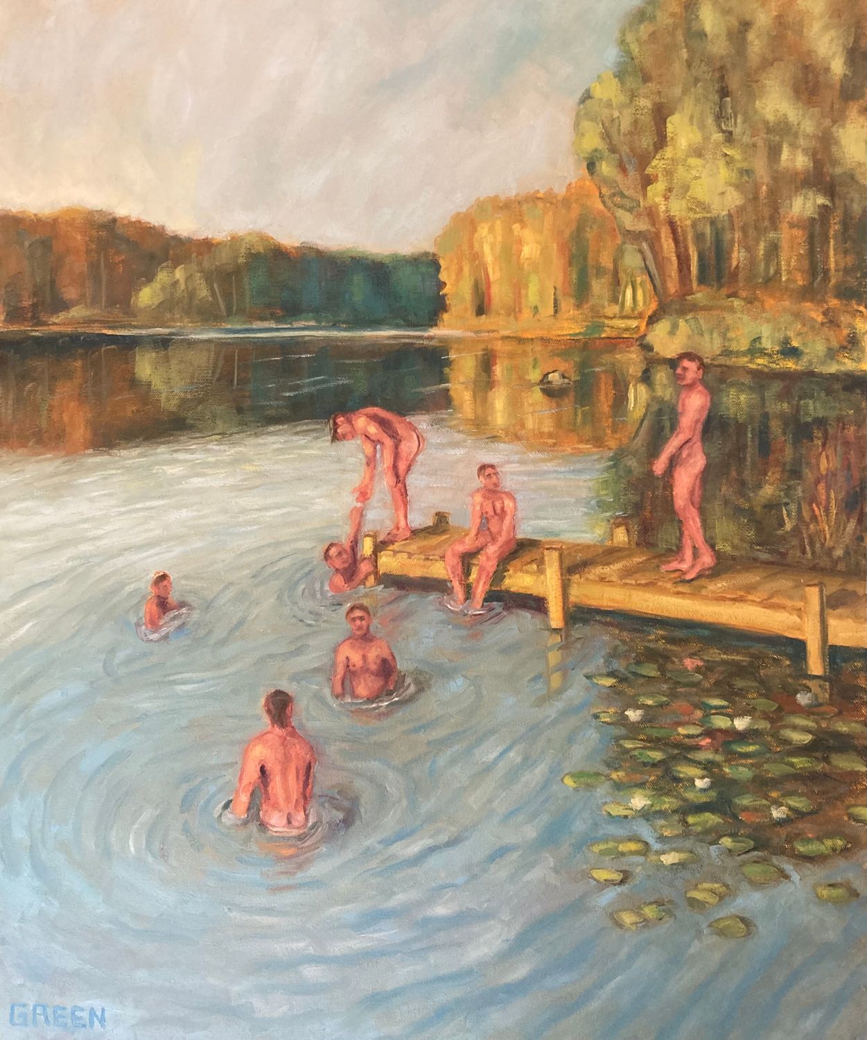 "Evening Swim"